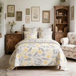 cotton duvet bedding set for bedroom