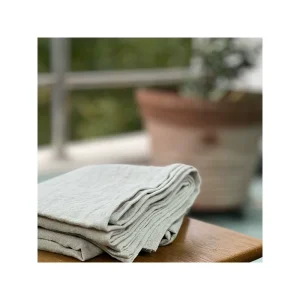 extra Large Bath Towel Sheet Spa Wrap Natural Flax Linen with Tab Hook No Dyes or Bleach