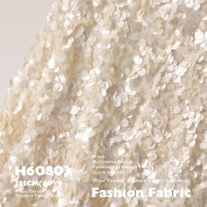 matte sequined fabric with a scaly texture for fashion wedding dresses clothing and headscarves