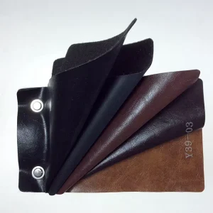 smooth black nappa leather pvc synthetic leather embossed leather fabric