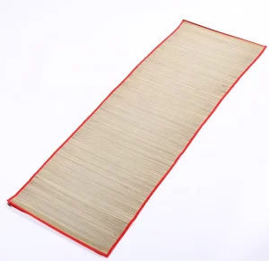 with low price muslim prayer mat outdoor woven straw beach music mat with high quality
